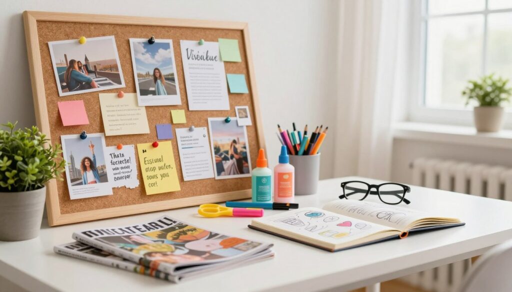 vision board supplies